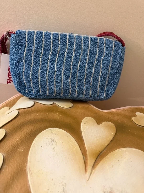 Handcrafted in India Beaded Lobster Shoulder Bag Purse with Stick of Butter - Picture 2 of 2